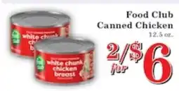 Harvest Foods Food Club Canned Chicken offer