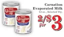 Harvest Foods Carnation Evaporated Milk offer