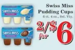 Harvest Foods Swiss Miss Pudding Cups offer