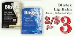 Harvest Foods Blistex Lip Balm offer
