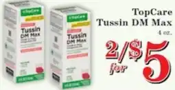 Harvest Foods TopCare Tussin DM Max offer