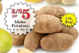 Harvest Foods Idaho Potatoes U.S. No. 1 offer