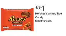 Walgreens Hershey's Snack Size Candy offer