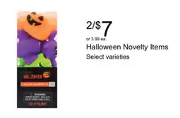 Walgreens Halloween Novelty Items offer