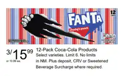 Walgreens Coca-Cola Products offer