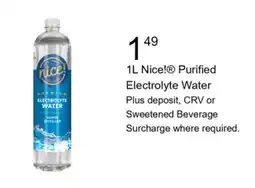Walgreens Purified Electrolyte Water offer