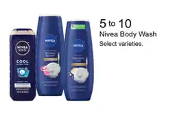 Walgreens Nivea Body Wash offer
