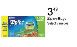 Walgreens Ziploc Bags offer