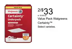 Walgreens Walgreens Certainty offer