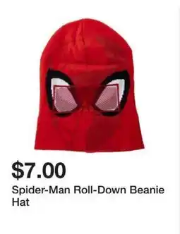 Five Below Spider-Man Roll-Down Beanie Hat offer