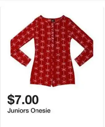 Five Below Juniors Onesie offer