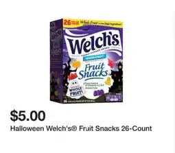 Five Below Halloween Welch's Fruit Snacks offer