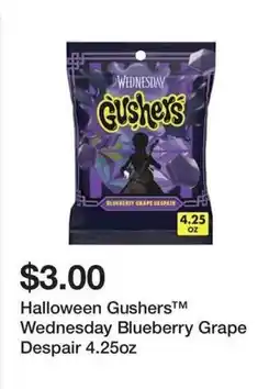Five Below Halloween Gushers Wednesday Blueberry Grape Despair offer