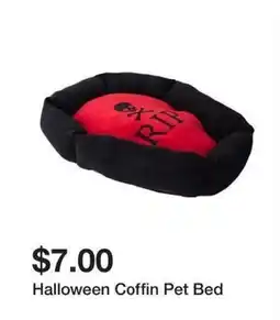 Five Below Halloween Coffin Pet Bed offer