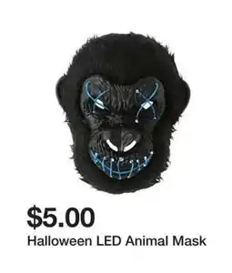 Five Below Halloween LED Animal Mask offer