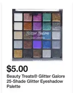 Five Below Beauty Treats Glitter Galore 25-Shade Glitter Eyeshadow Palette offer