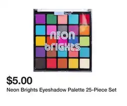 Five Below Neon Brights Eyeshadow Palette offer
