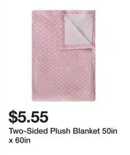 Five Below Two-Sided Plush Blanket offer