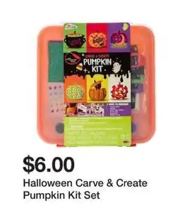 Five Below Halloween Carve & Create Pumpkin Kit Set offer
