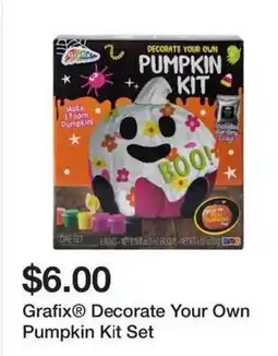 Five Below Grafix Decorate Your Own Pumpkin Kit Set offer