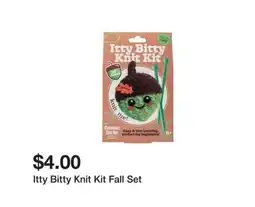 Five Below Itty Bitty Knit Kit Fall Set offer