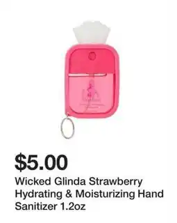 Five Below Wicked Glinda Strawberry Hydrating & Moisturizing Hand Sanitizer offer