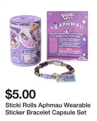 Five Below Sticki Rolls Aphmau Wearable Sticker Bracelet Capsule Set offer