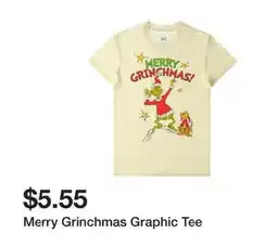 Five Below Merry Grinchmas Graphic Tee offer