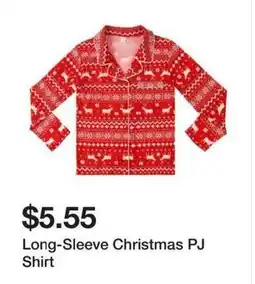 Five Below Long-Sleeve Christmas PJ offer