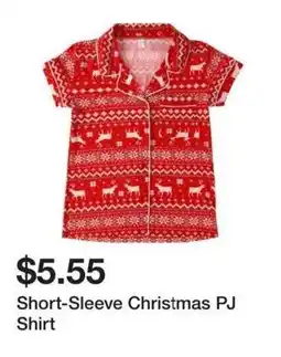 Five Below Short-Sleeve Christmas PJ offer