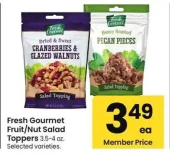 Fresh Gourmet Fruit/Nut Salad Toppers