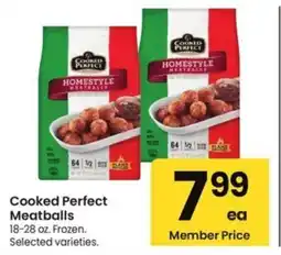Safeway Cooked Perfect Meatballs offer