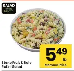 Safeway Stone Fruit & Kale Rotini Salad offer