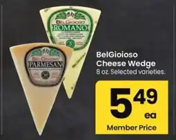 Safeway BelGioioso Cheese Wedge offer