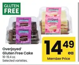 Safeway Overjoyed Gluten Free Cake offer