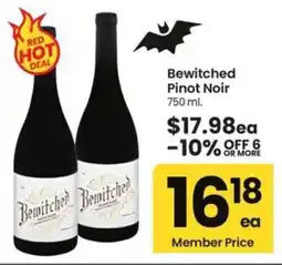 Safeway Bewitched Pinot Noir offer