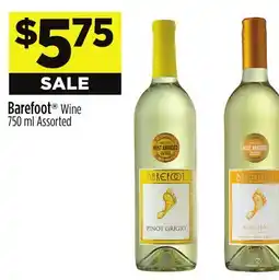 Dollar General Barefoot Wine offer