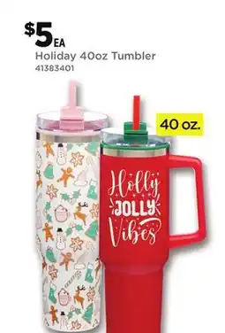 Dollar General Holiday 40oz Tumbler offer
