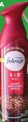 Dollar General Febreze Air Mist Baked Cinnamon Apples offer