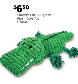 Dollar General Forever Pals Alligator Plush Dog Toy offer