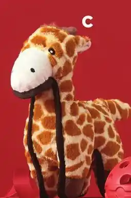 Dollar General Spunky Pup Chew Guard Plush Giraffe Toy offer