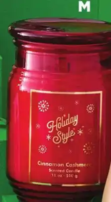 Dollar General Holiday Style Cinnamon Cashmere Candle offer