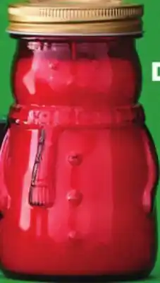 Dollar General Holiday Style Snowman Candle offer