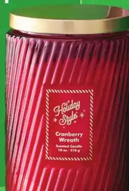 Dollar General Holiday Style Swirl Candle offer