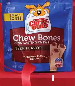 Dollar General Canine Carry Outs Beef Chew Bones offer