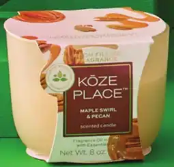 Dollar General Koze Place Candle Maple & Pecan offer