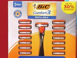 Dollar General BIC Comfort 3 Blade Razor System14ct offer