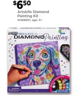 Dollar General Artskills Diamond Painting Kit offer