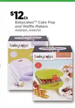 Dollar General Babycakes Cake Pop and Waffle Makers offer