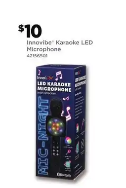 Dollar General Innovibe Karaoke LED Microphone offer